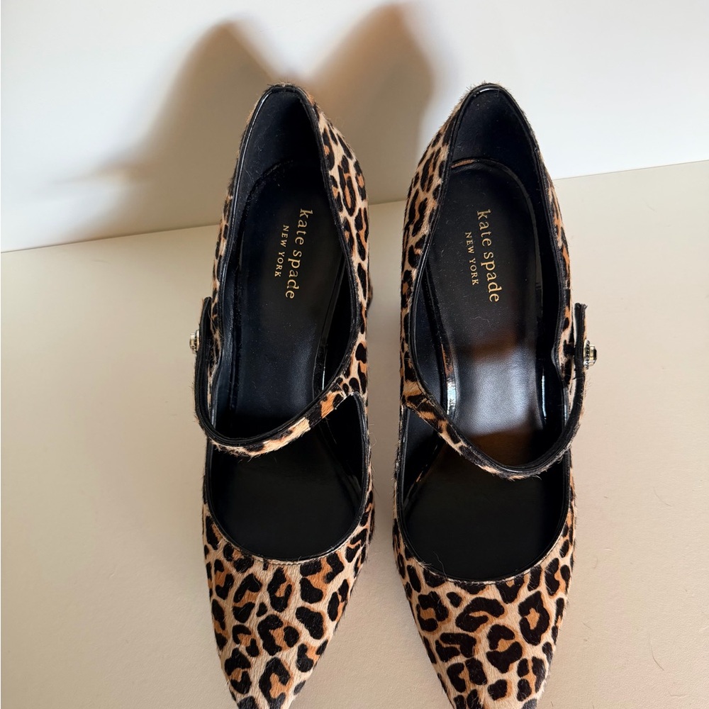 Kate Spade Leopard Print Maren Heels - Picture 3 of 3